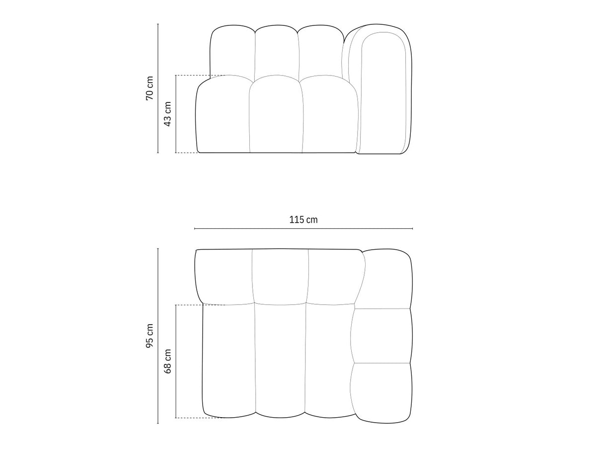 Moduļu krēsls 592967