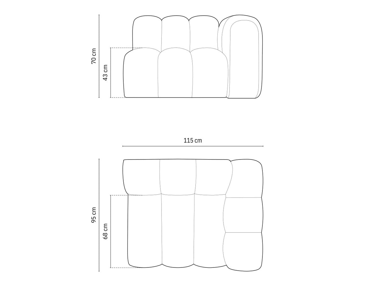 Moduļu krēsls 592967