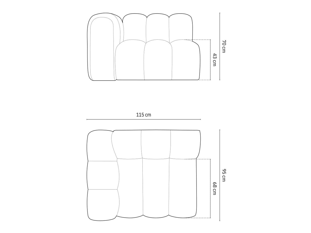 Moduļu krēsls 592967