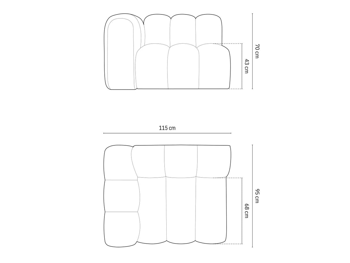 Moduļu krēsls 592967