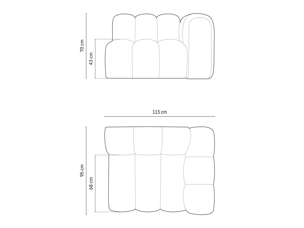 Moduļu krēsls 592967