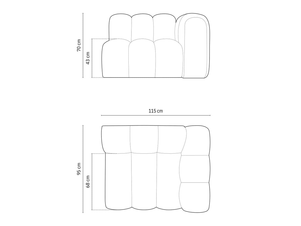 Moduļu krēsls 592967