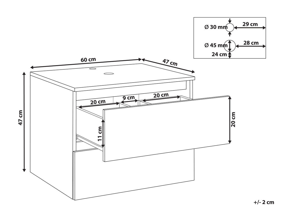 Piekarams vannas istabas skapītis izlietnei 595705