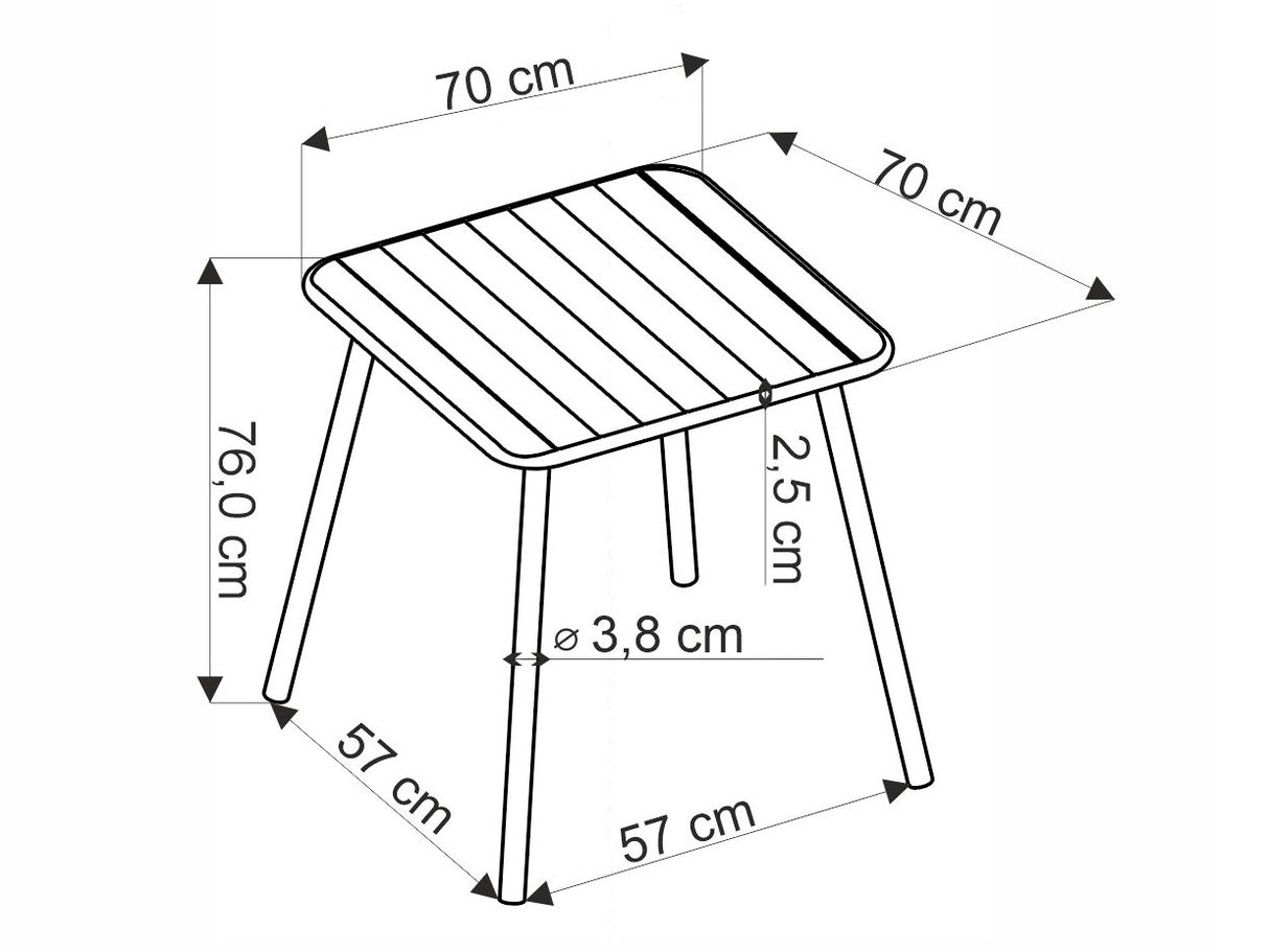 Dārza galds 596300