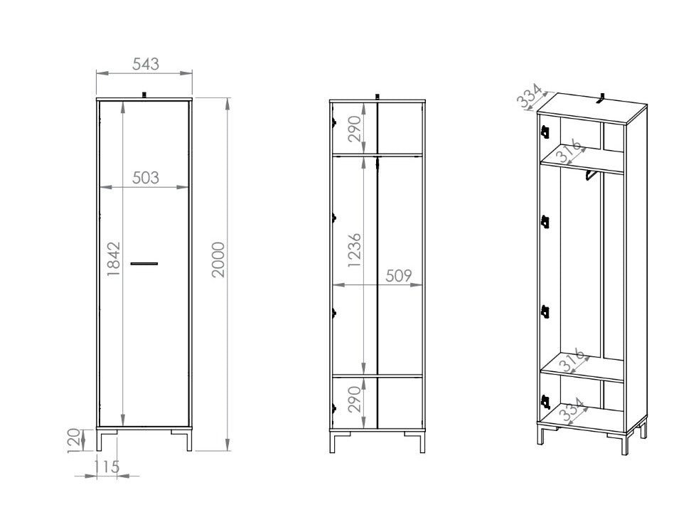 Skapis 601901