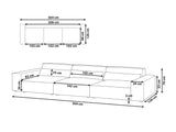 Moduļu dīvāns 605258