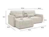 Stūra dīvāns 605935