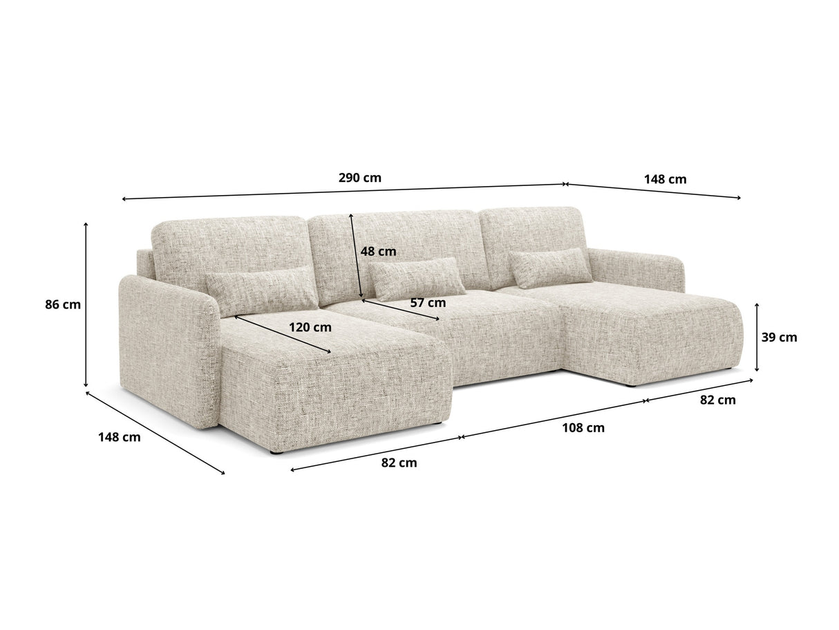 Stūra dīvāns 605957