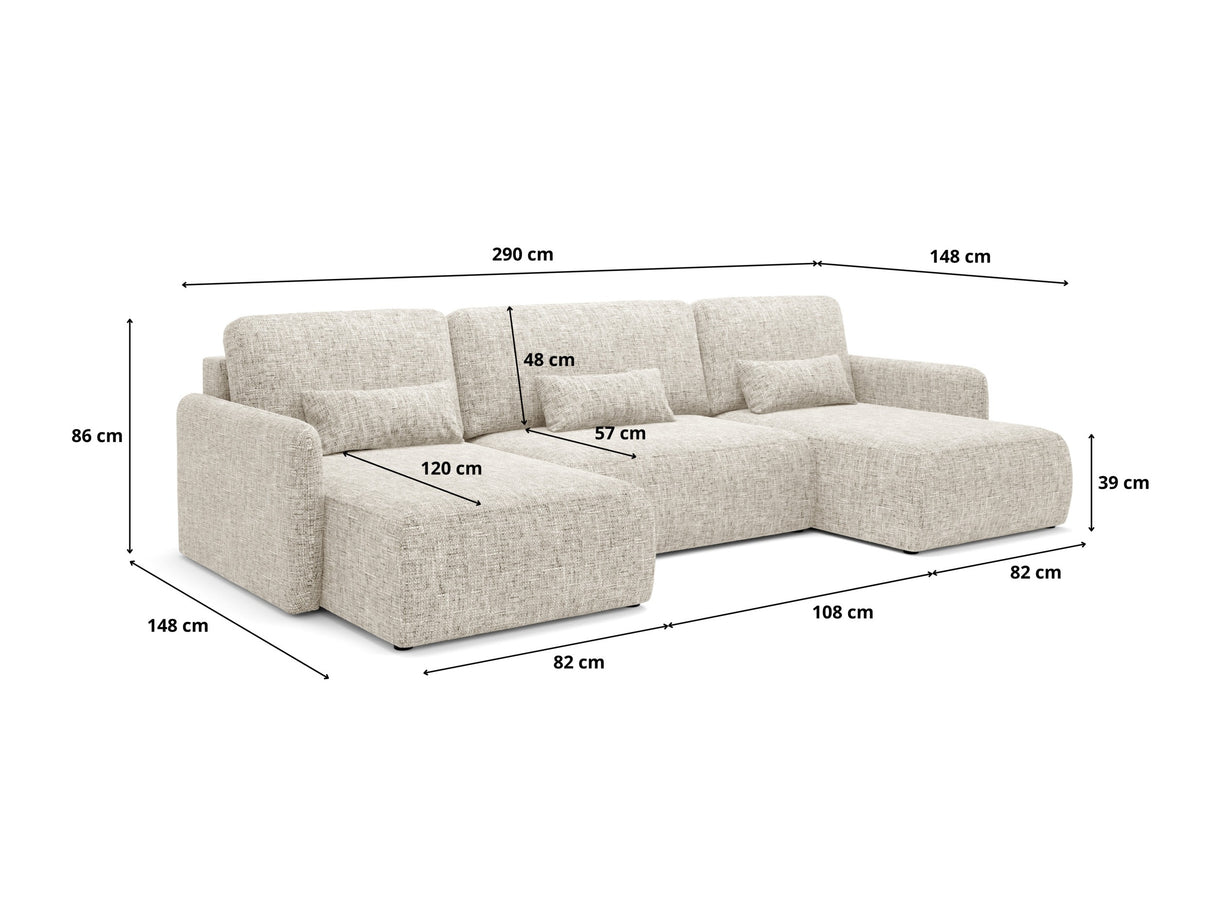 Stūra dīvāns 605957