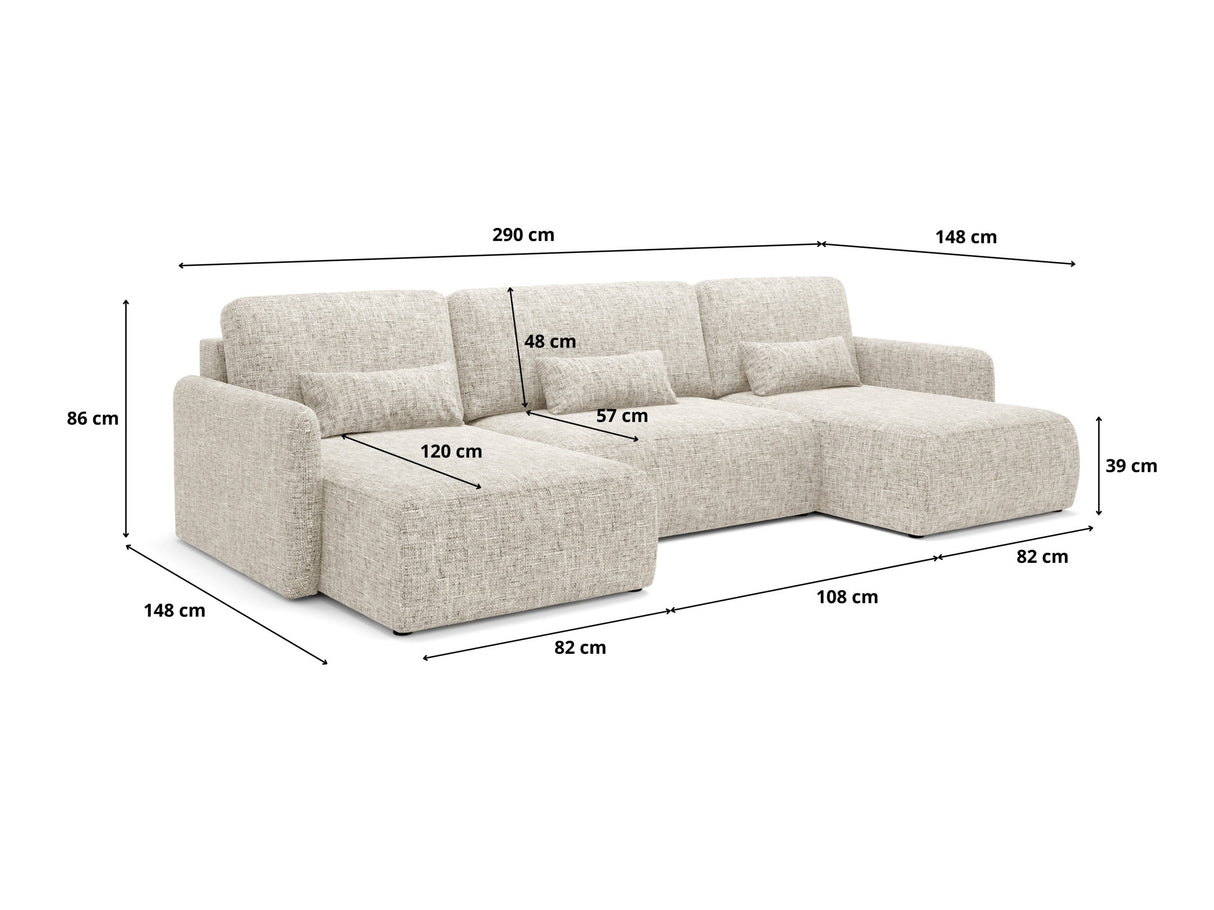 Stūra dīvāns 605957