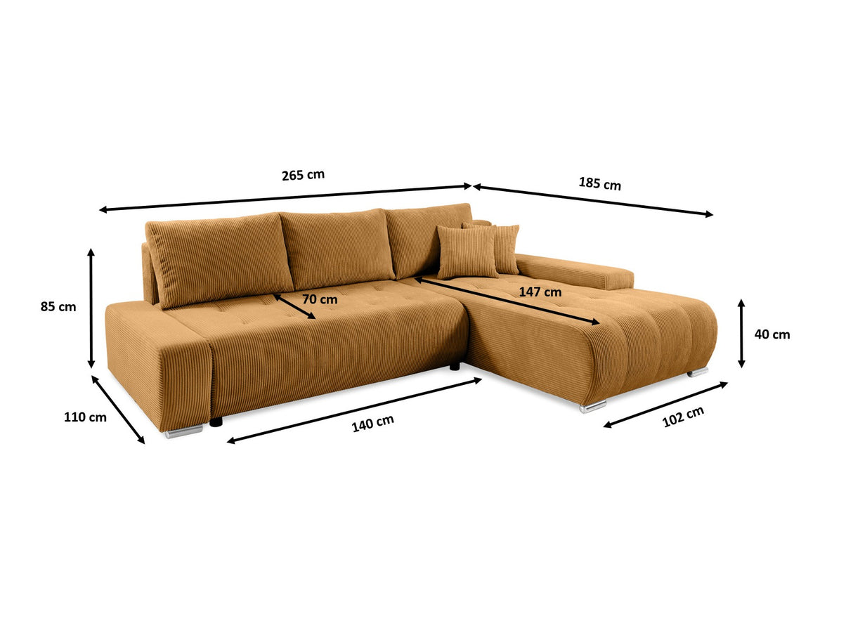 Stūra dīvāns 605967