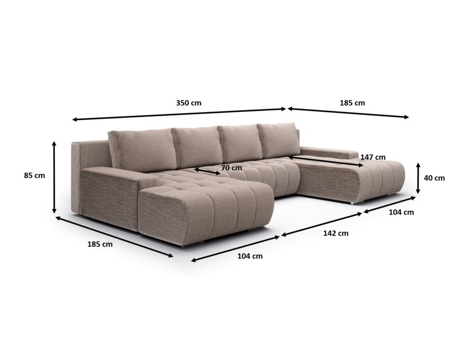 Stūra dīvāns 606023