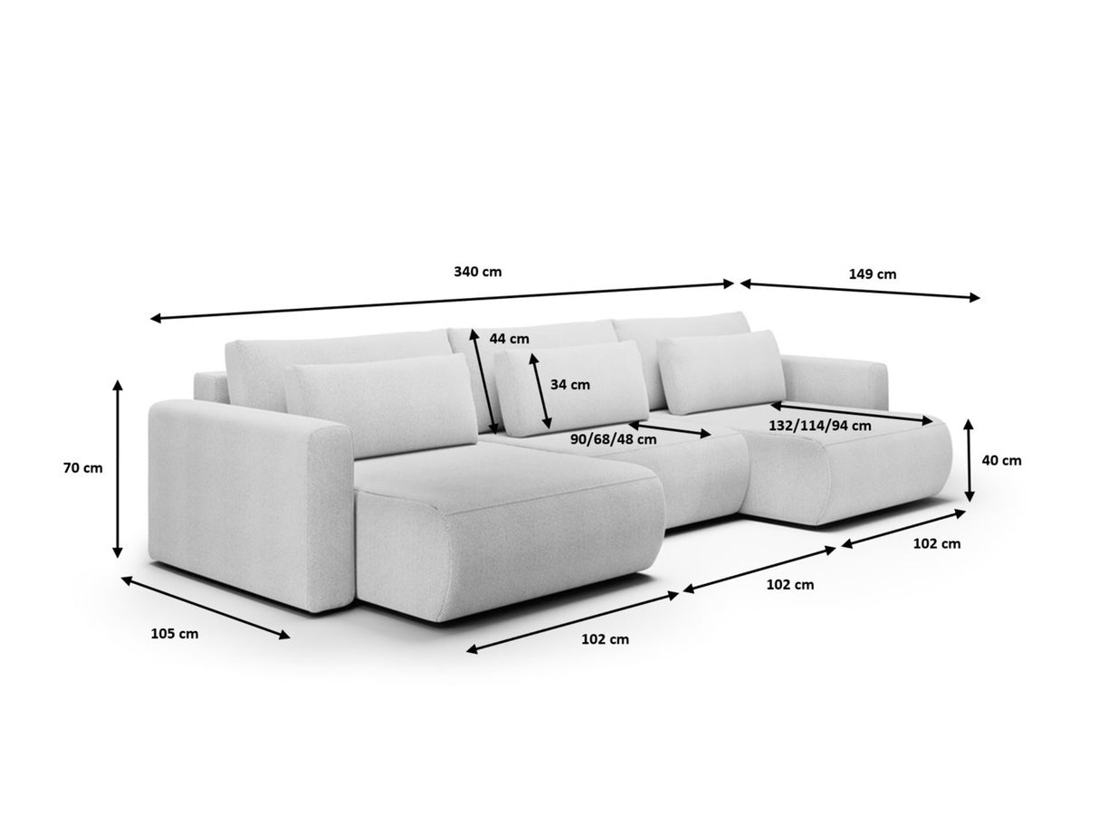 Stūra dīvāns 606130