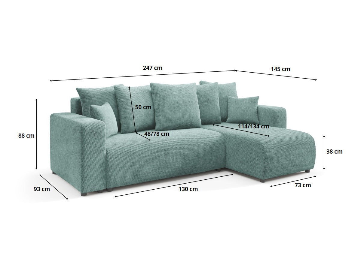 Stūra dīvāns 606538