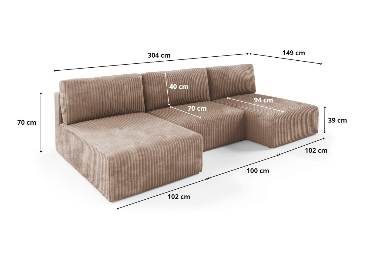 Moduļu stūra dīvāns 606694