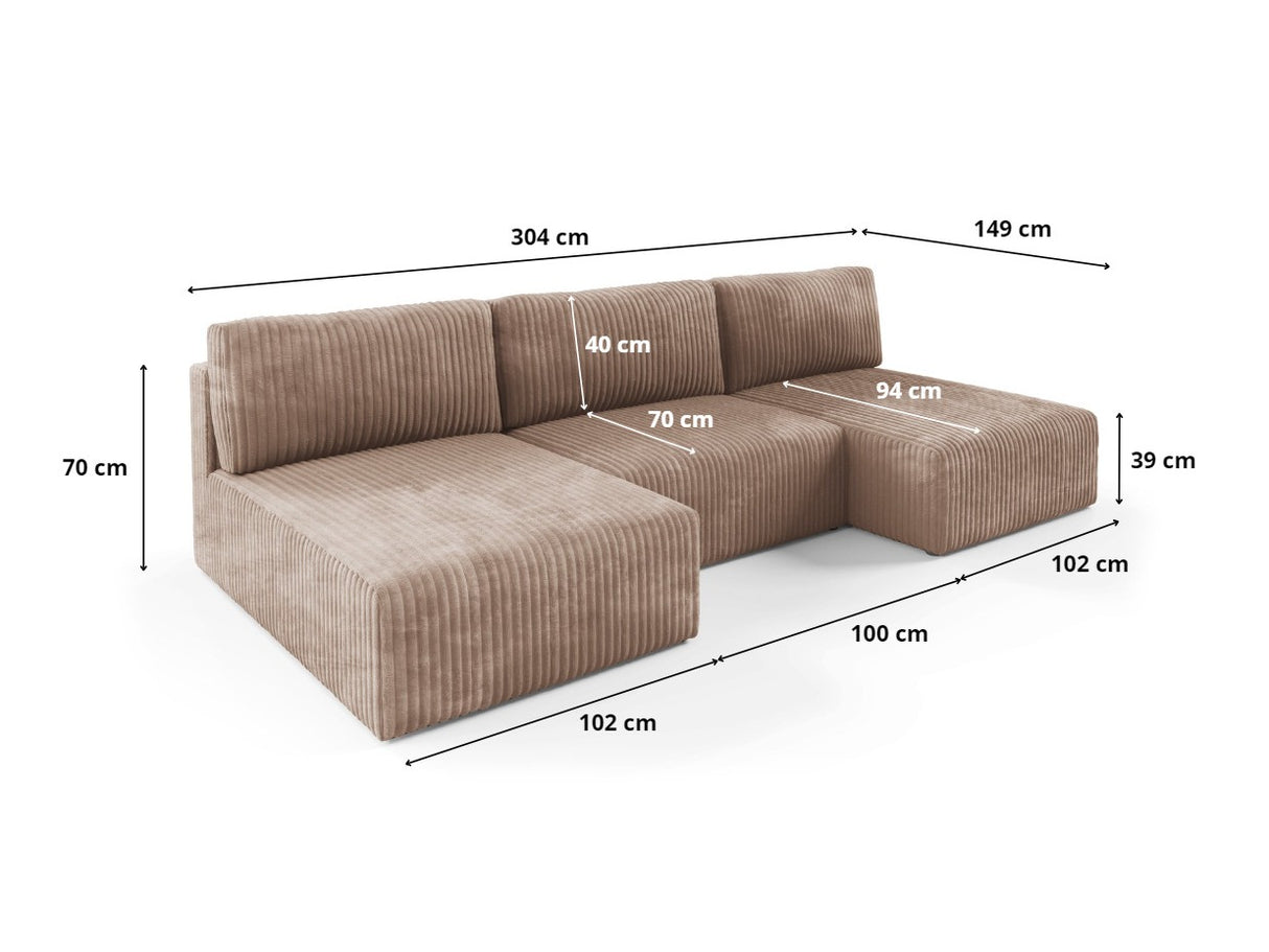 Moduļu stūra dīvāns 606694