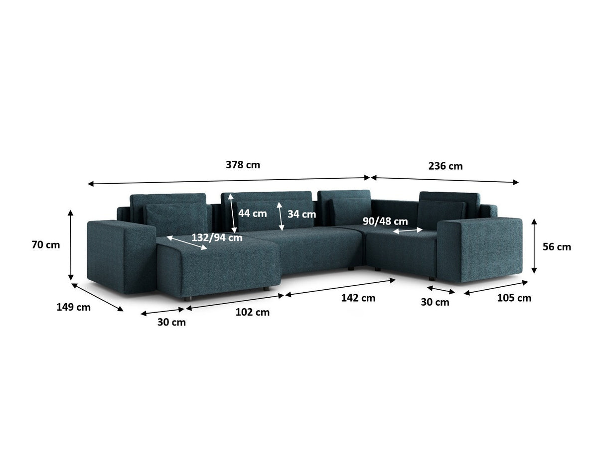 Stūra dīvāns 606819