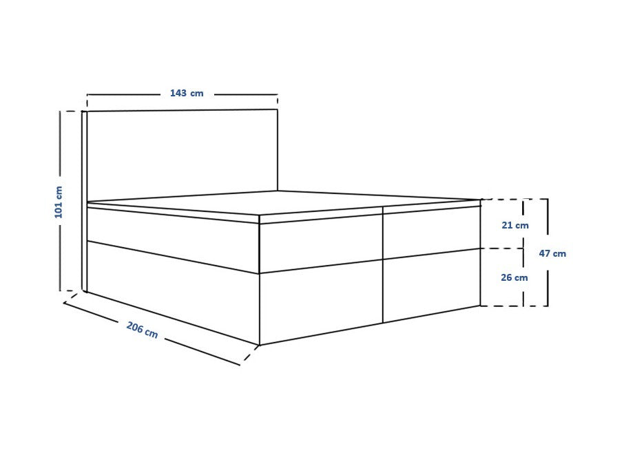 Kontinentālā gulta 606922