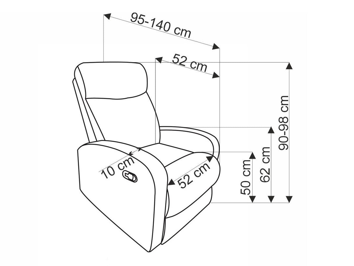 Krēsls reglainer 502297