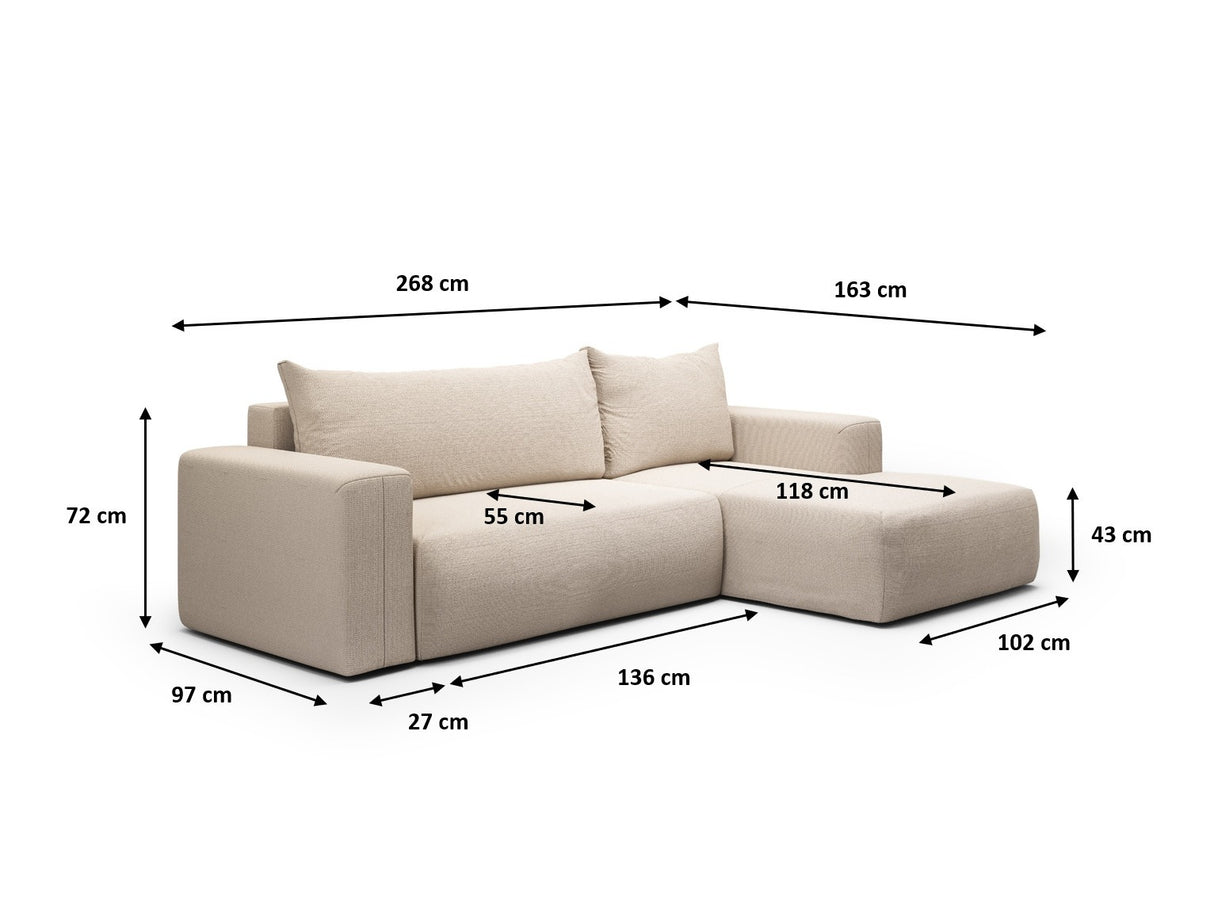 Stūra dīvāns 606210