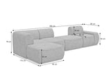 Moduļu stūra dīvāns 614042