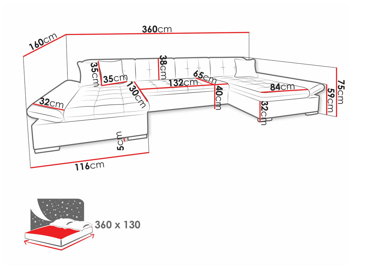 Stūra dīvāns 106080 4265884