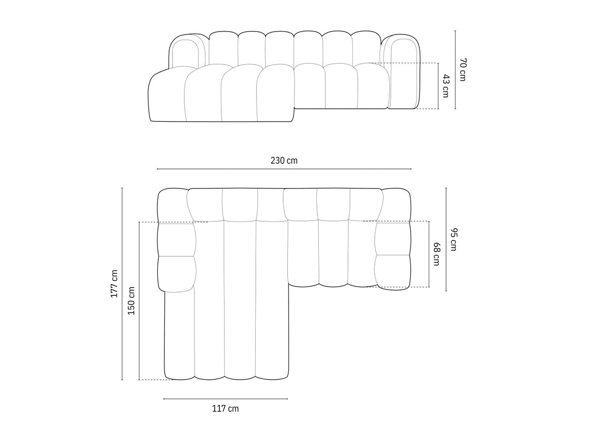 Moduļu stūra dīvāns 592315