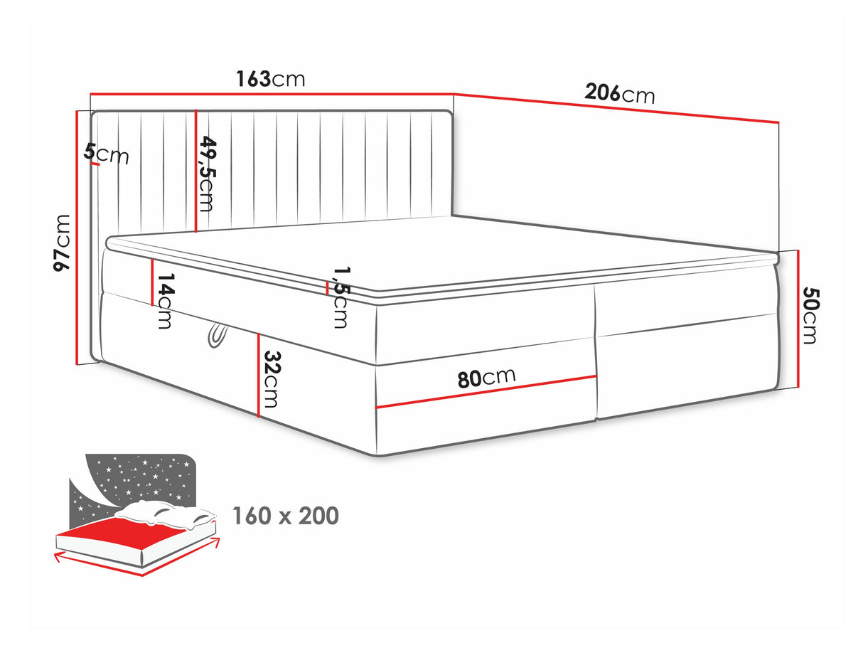 Kontinentālā gulta 616711