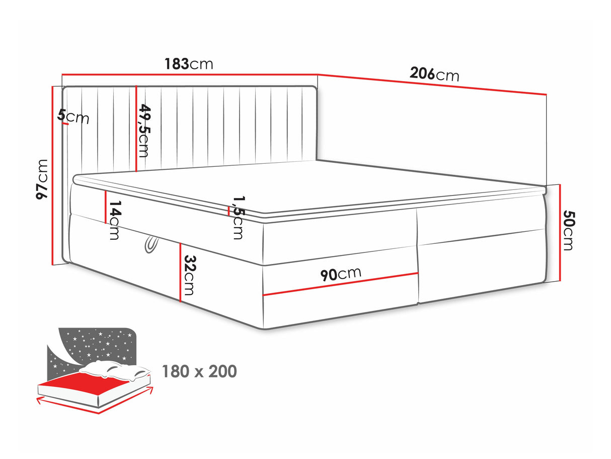 Kontinentālā gulta 616711