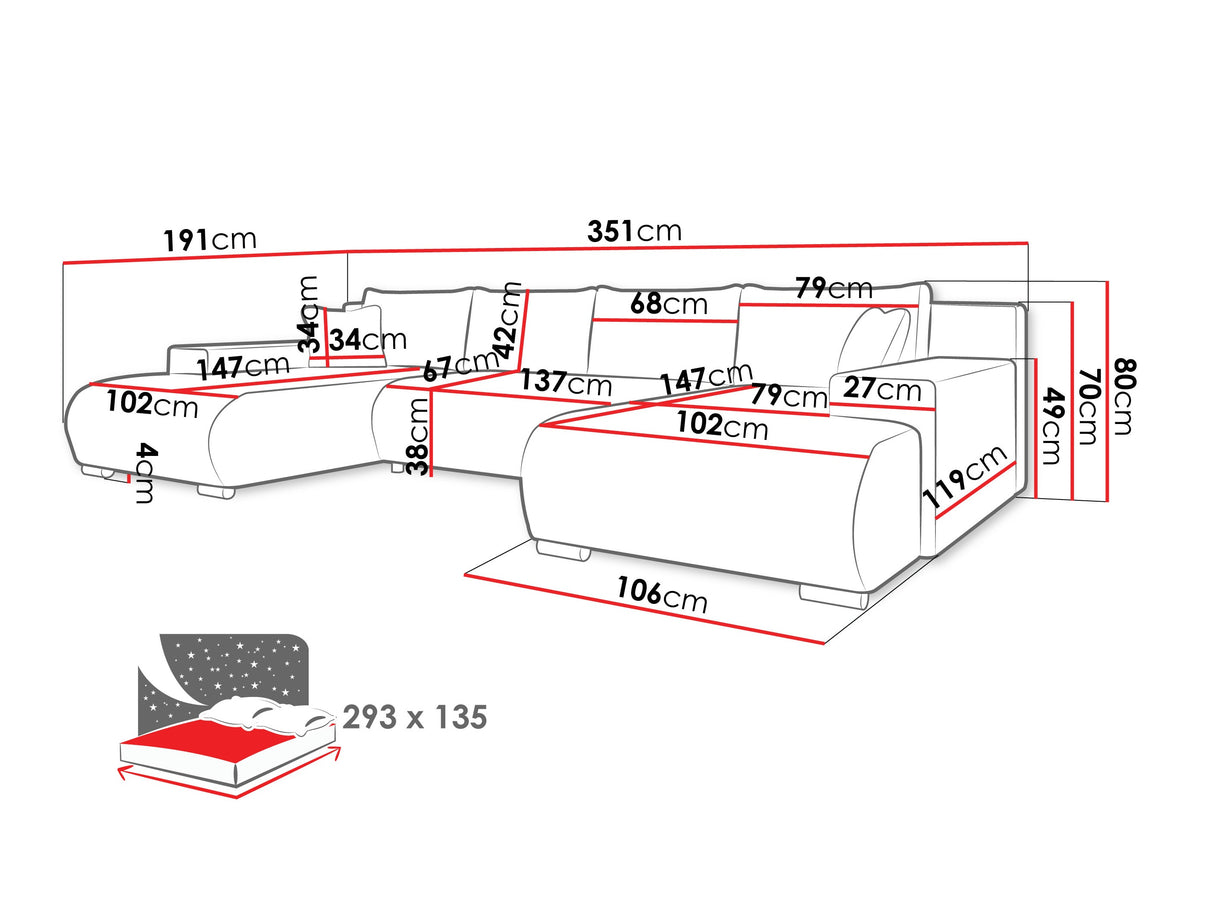 Stūra dīvāns 616795