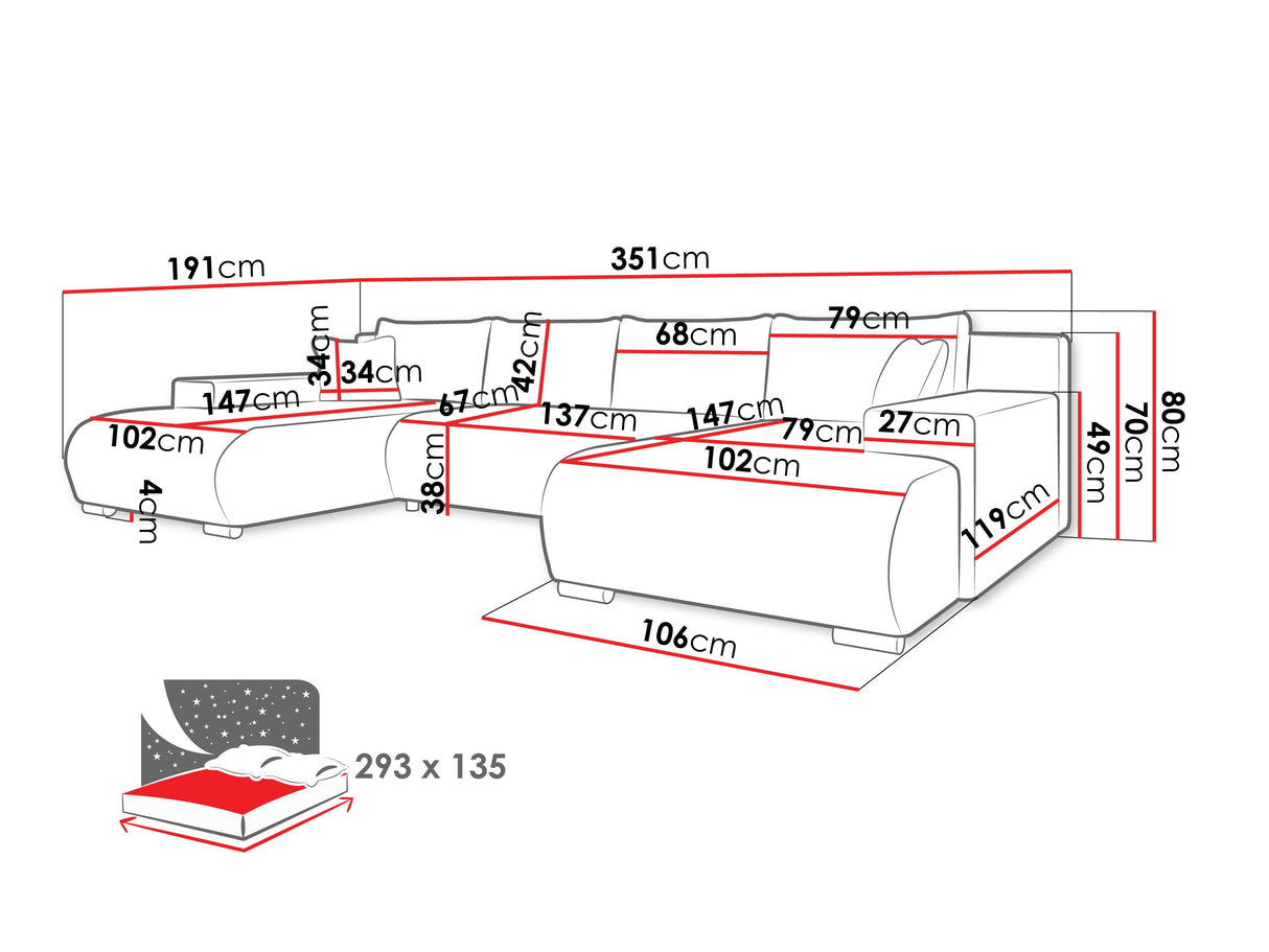 Stūra dīvāns 616795