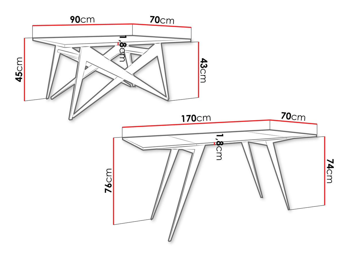 Žurnālu galdiņš transformeris 617039
