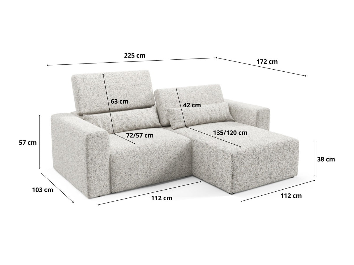 Moduļu stūra dīvāns 622086