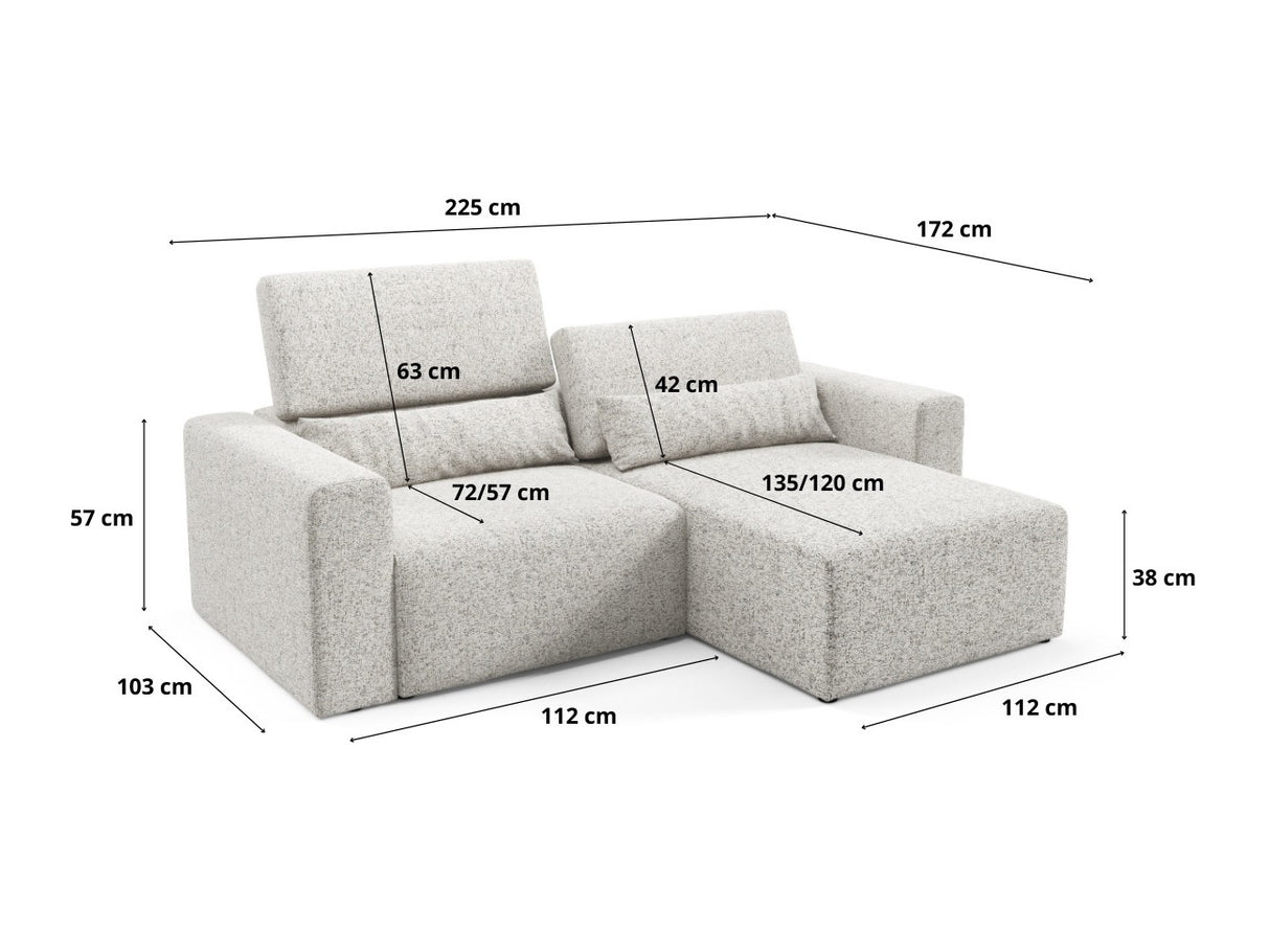 Moduļu stūra dīvāns 622086