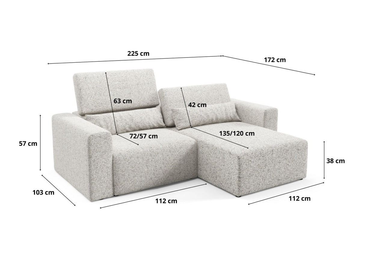 Moduļu stūra dīvāns 622086