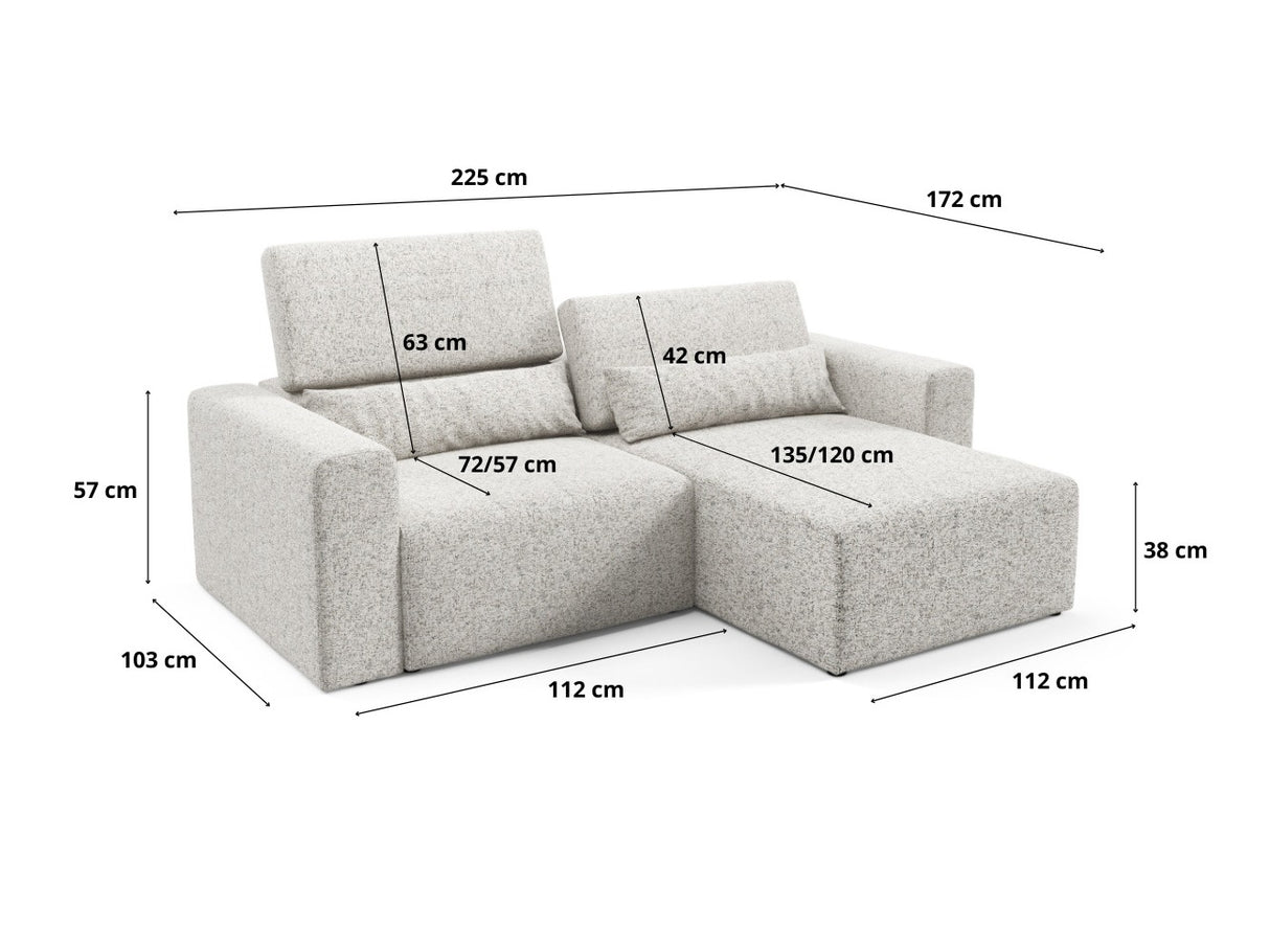 Moduļu stūra dīvāns 622086