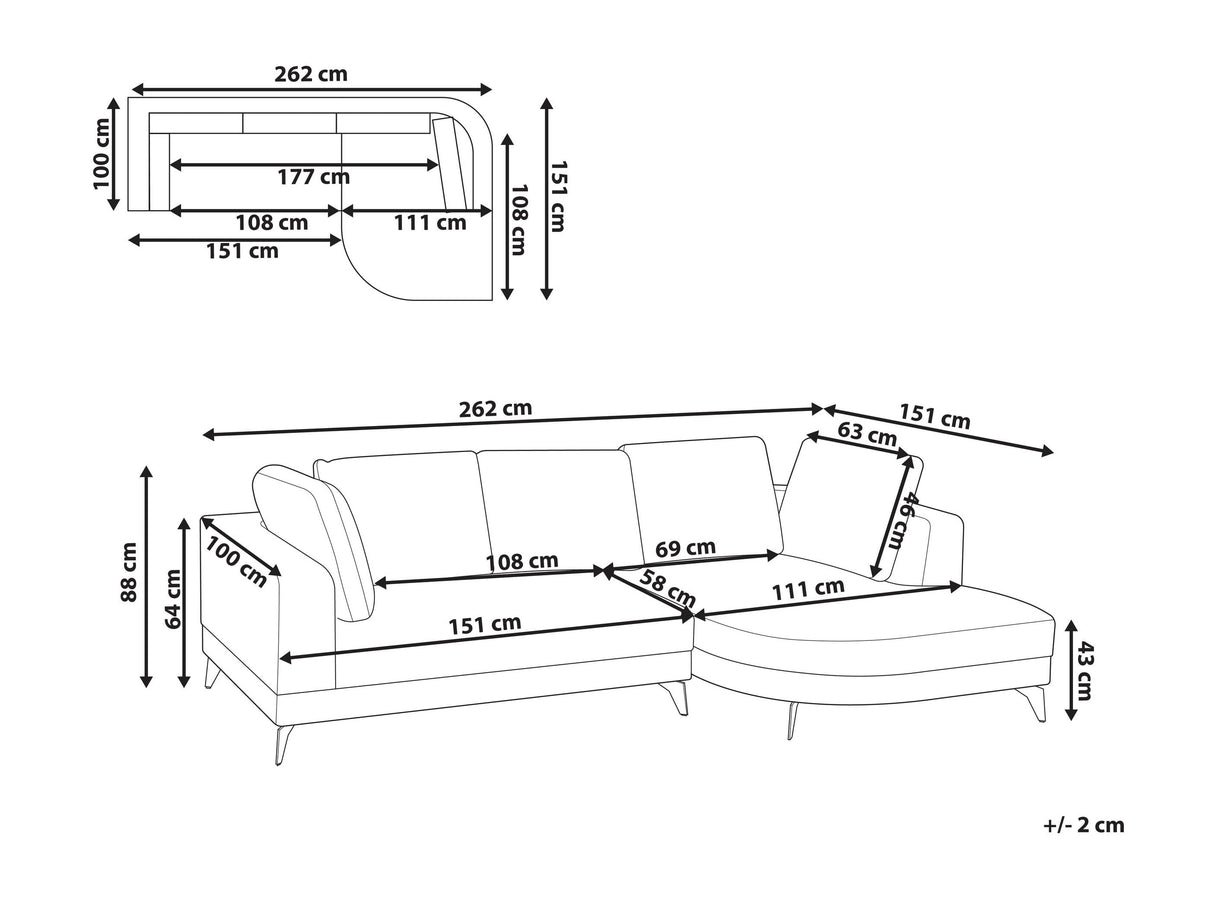 Stūra dīvāns 622374