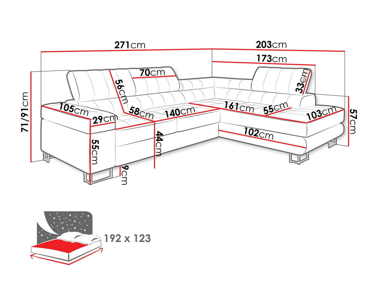 Stūra dīvāns 197747