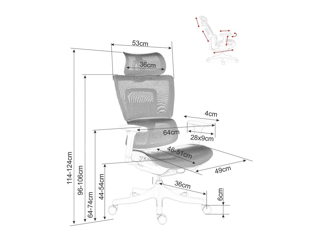 Biroja krēsls 624026