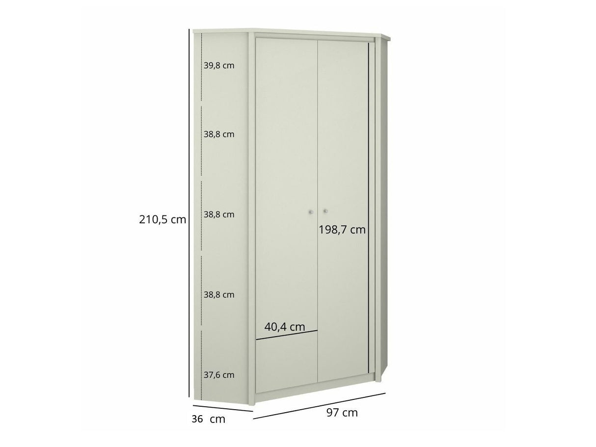 Stūra skapis 624807