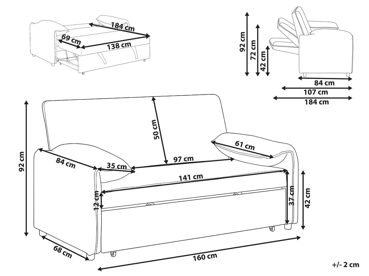 Dīvāns gulta 626904