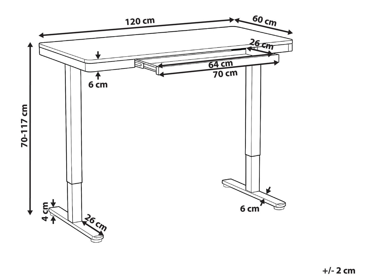 Rakstāmgalds ar regulējamu augstumu 629323