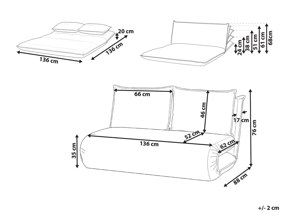 Dīvāns gulta 629331