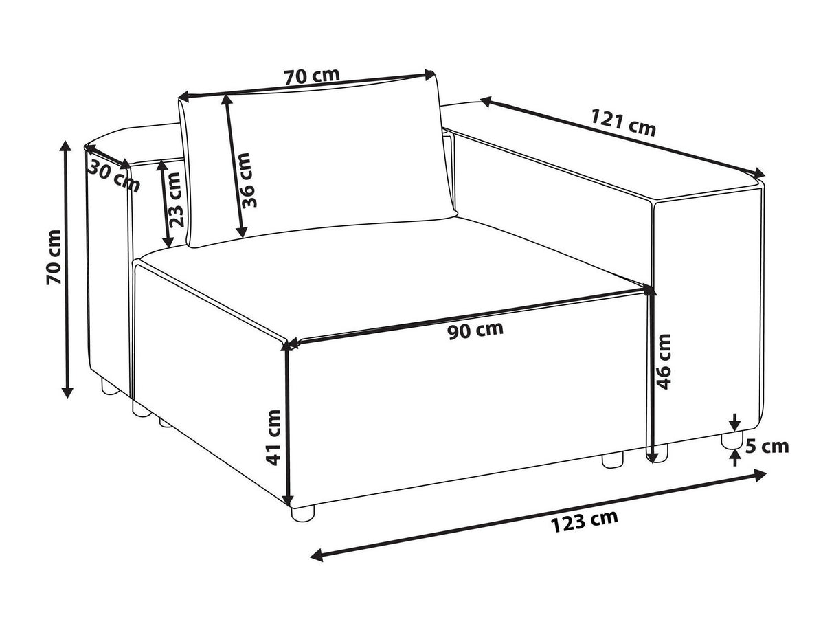 Moduļu krēsls 628595