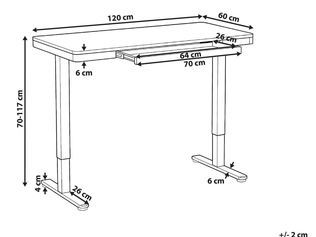 Rakstāmgalds ar regulējamu augstumu 629323