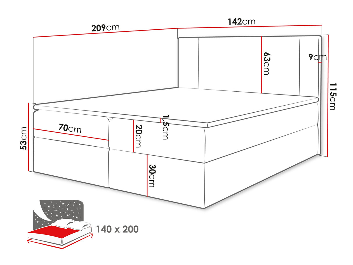 Kontinentālā gulta 629505 4439420