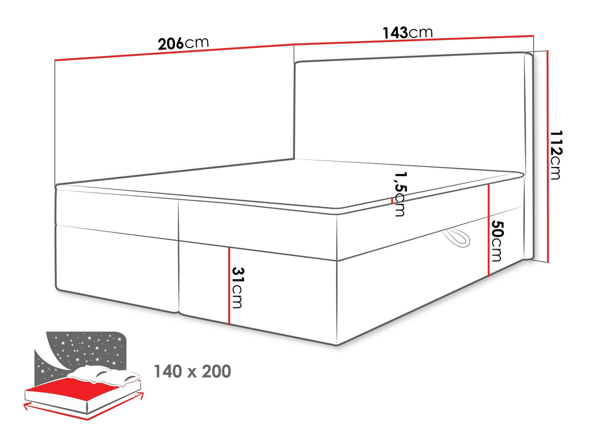 Kontinentālā gulta 629463 4439464