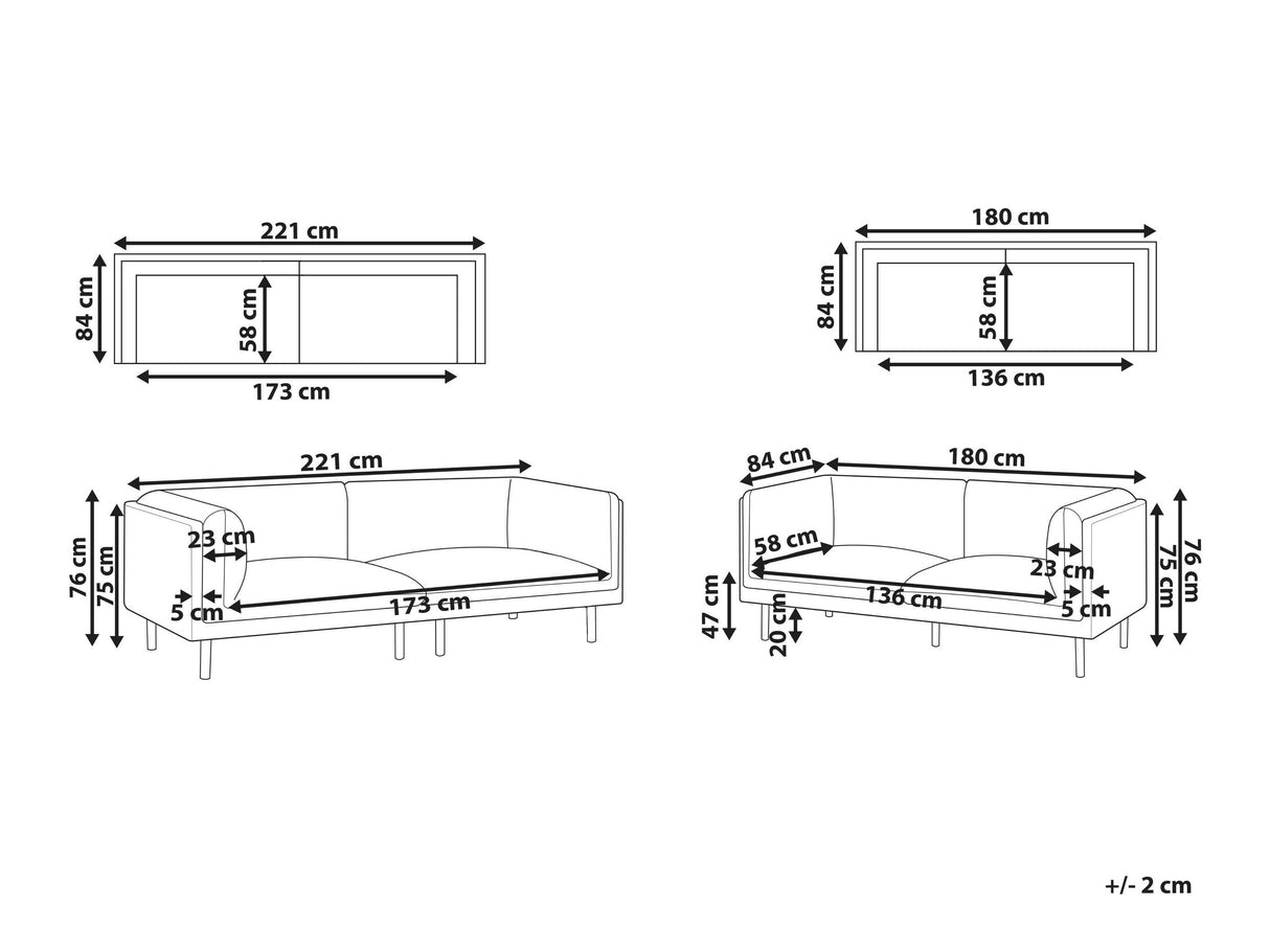Mīksto mēbeļu komplekts 630691