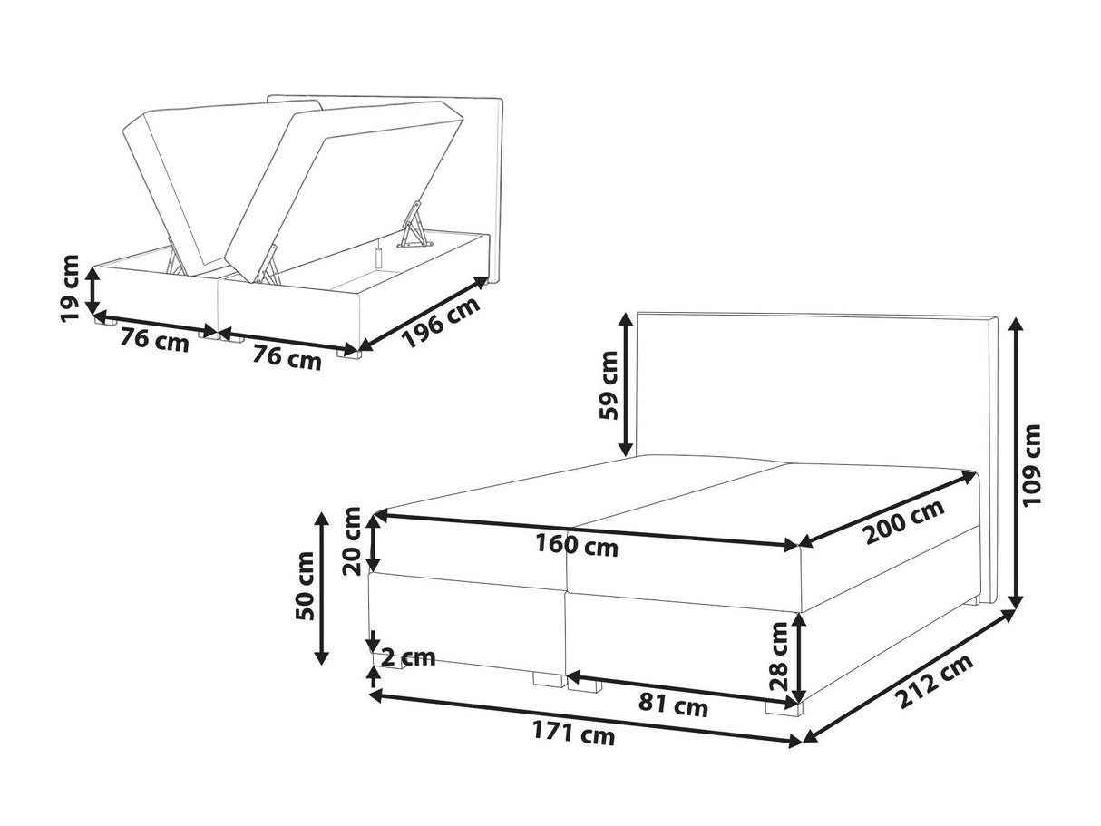 Kontinentālā gulta 632338