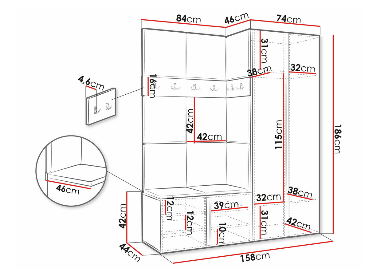 Priekšnama komplekts 445563